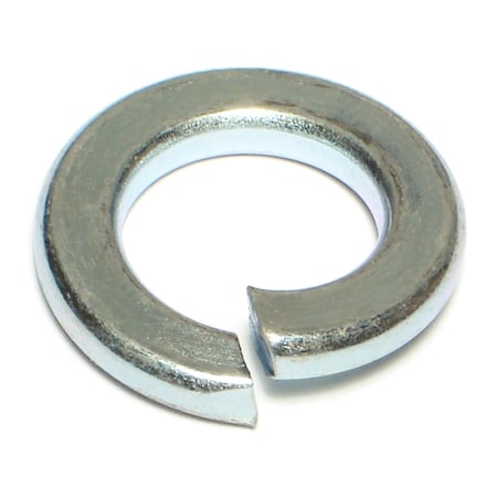 Midwest Fastener Split Lock Washer, For Screw Size 9/16 in Steel, Zinc Plated Finish, 25 PK 50724